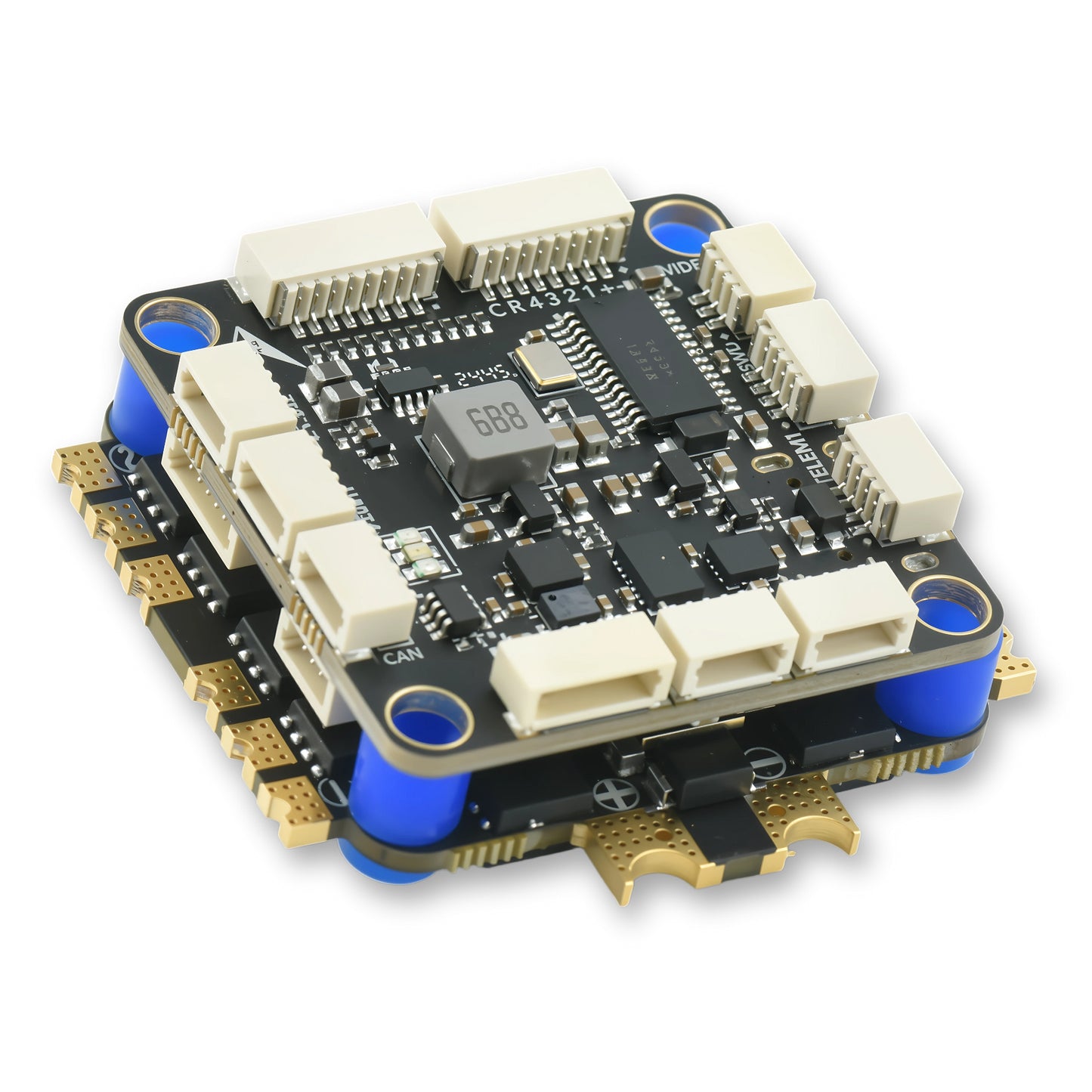 AERO SELFIE H743 Flight Controller Stack: 30x30 Stack with 45A 4in1 ESC Combo Supports Betaflight, Ardupilot, PX4, INAV, 6V-28V Input, 45A Continuous, DSHOT/PWM for FPV & UAVs