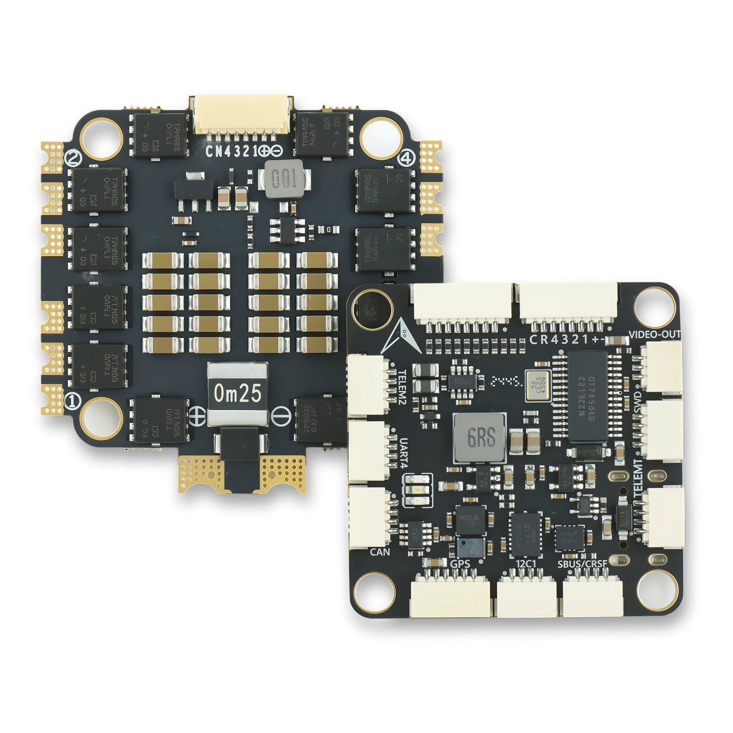 AERO SELFIE H743 Flight Controller Stack: 30x30 Stack with 60A 4in1 ESC Combo Supports Betaflight, Ardupilot, PX4, INAV, 6V-28V Input, DSHOT, PWM for FPV & UAVs