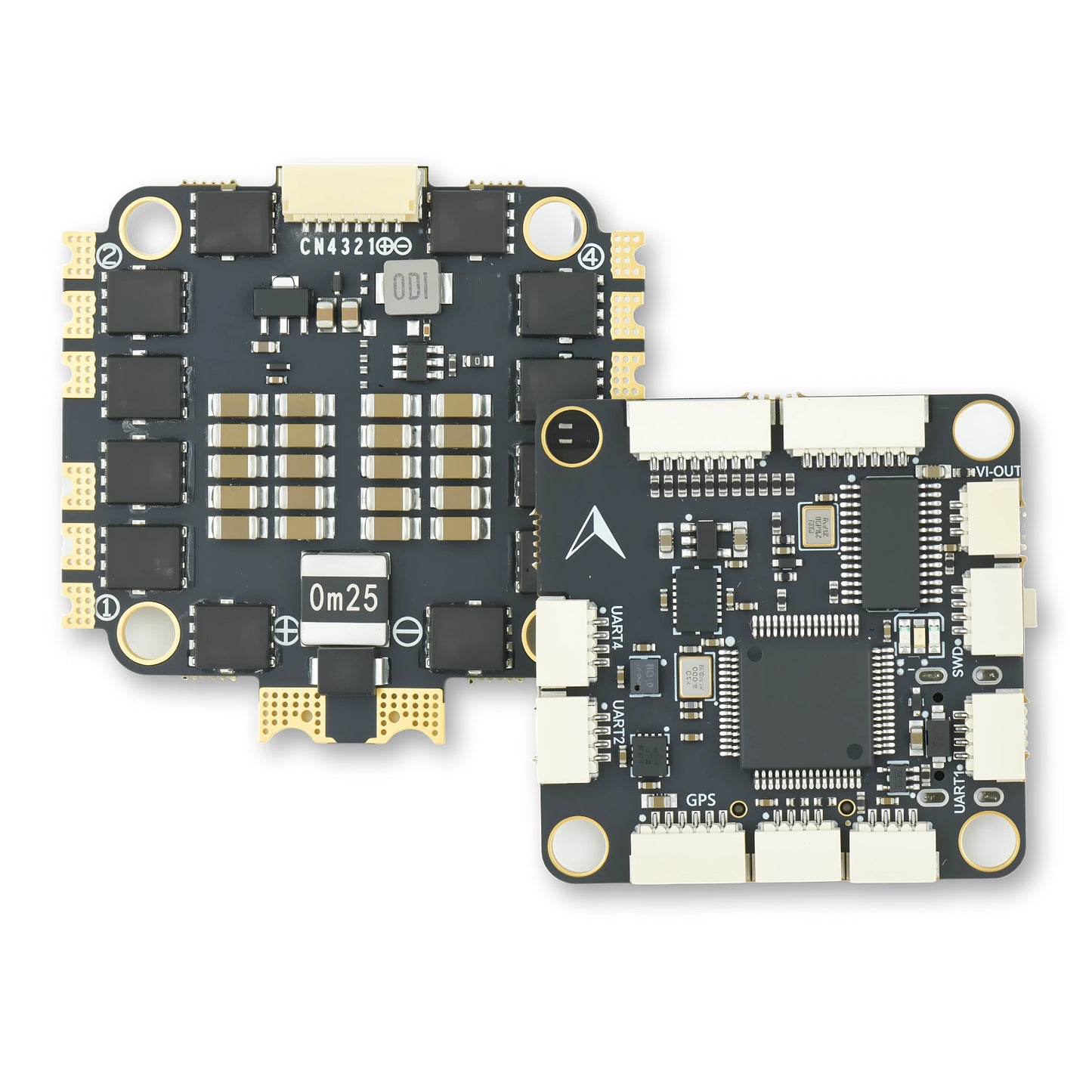 AERO SELFIE F405 Flight Controller Stack: 30x30 Stack with 60A 4in1 ESC Combo Supports 2-6S LiPo, Betaflight, INAV, Ardupilot, DJI O3 with Dual BEC Outputs
