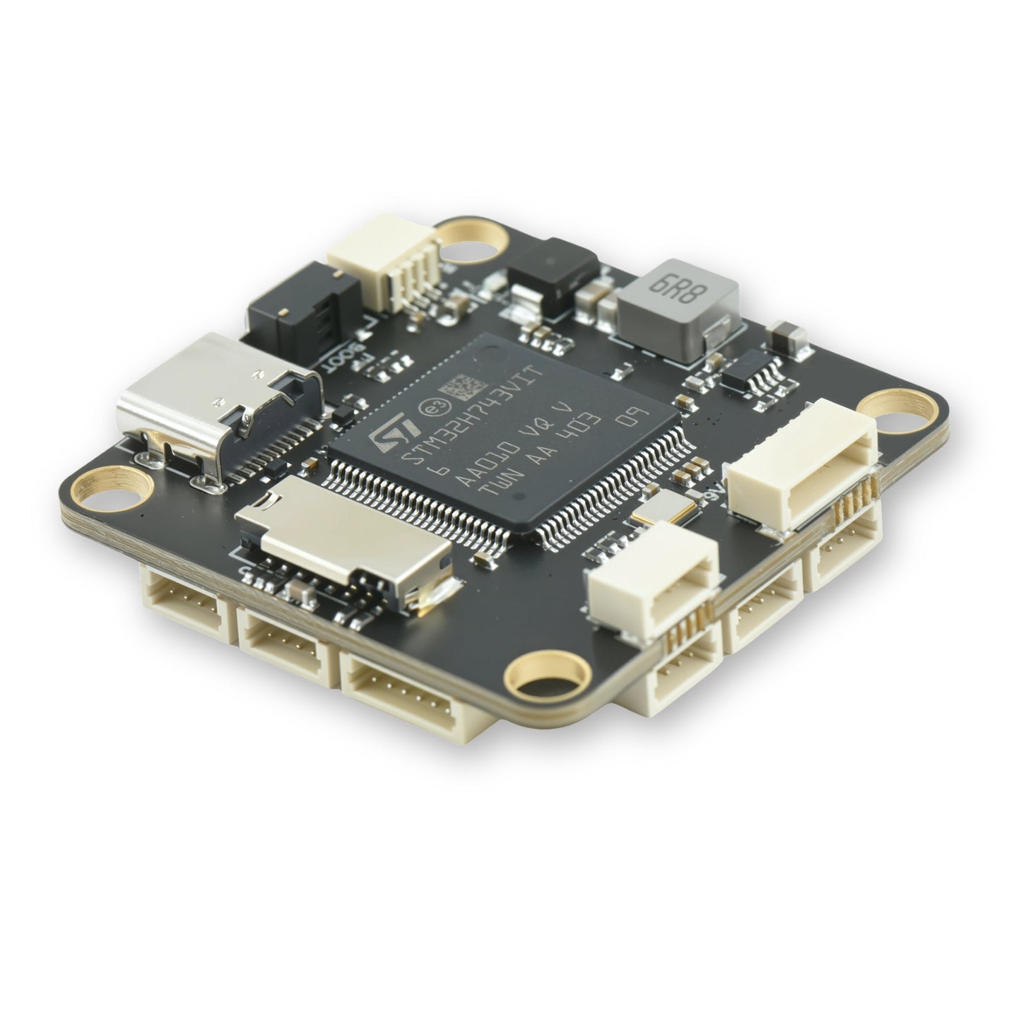 H743 Flight Controller for Drones - Dual IMU, 7 UART, 10 PWM, ArduPilot & PX4 Support