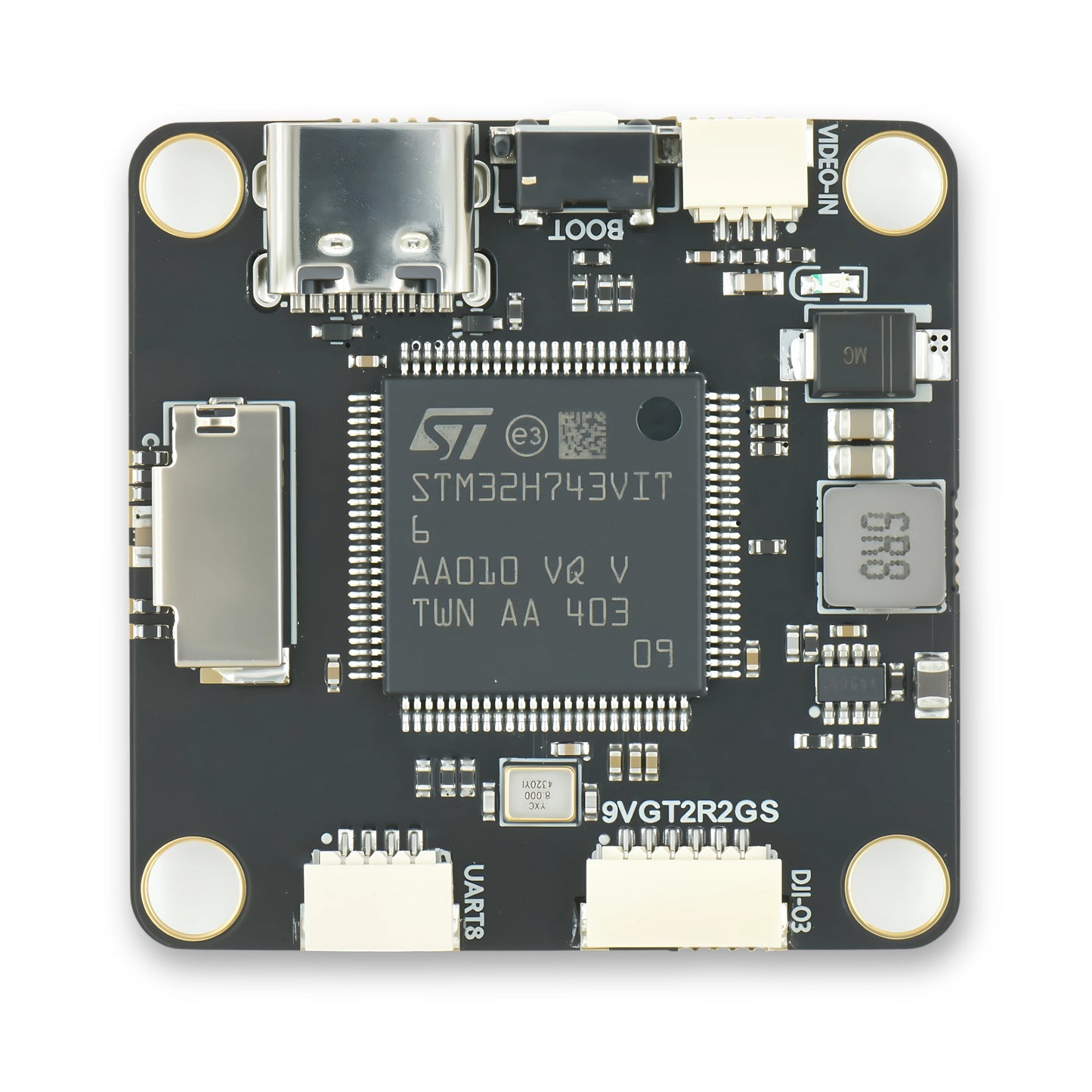 H743 Flight Controller for Drones - Dual IMU, 7 UART, 10 PWM, ArduPilot & PX4 Support