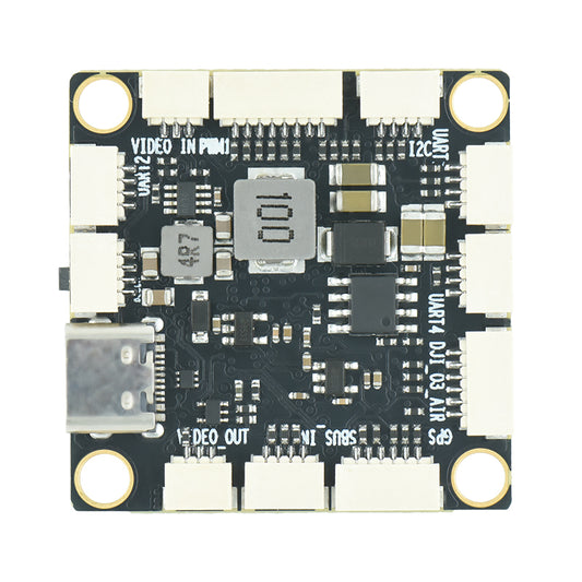 F405NC Drone Flight Controller, 2-10S LiPo, BMI42688 IMU, SPL06/DPS310 Barometer, OSD, 6 UART, 10 PWM, BEC 5V/9V, MicroSD Slot, Supports Betaflight, Ardupilot, INAV