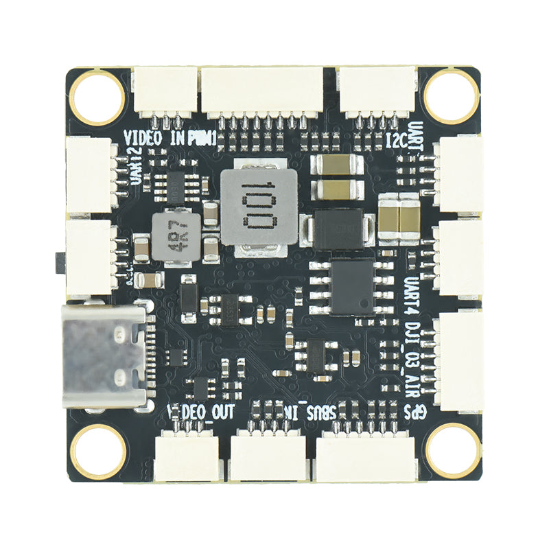 AERO SELFIE F405NC Flight Controller with 60A 32 bit ESC 30x30 Stack: Supports 2-6S LiPo, Dual IMU42688,  Barometer/DPS310, for O3 O4 AIR interface Compatible with Betaflight, INAV, Ardupilot for FPV & Racing Drones