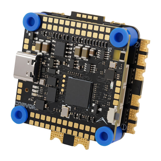 AERO SELFIE 743v2 Flight Controller, STM32H7 480MHz MCU, Dual IMU ICM-42688P BM1088, BMP581 Barometer, IST8310 Magnetometer, Supports 2S-10S LiPo, 12 PWM, 8 UARTs for UAV FPV Drone, Compatible with Betaflight, INAV, Ardupilot, PX4