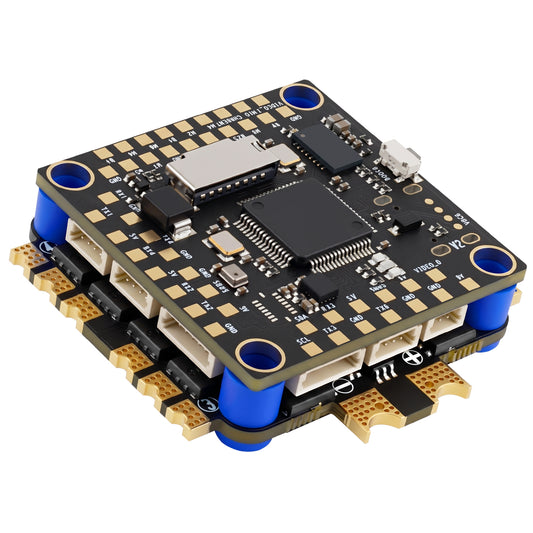AERO SELFIE F405NC Flight Controller with 60A 32 bit ESC 30x30 Stack: Supports 2-6S LiPo, Dual IMU42688,  Barometer/DPS310, for O3 O4 AIR interface Compatible with Betaflight, INAV, Ardupilot for FPV & Racing Drones