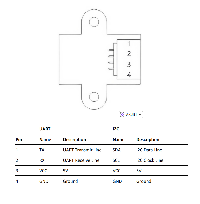 Infrared Ranging Module 8m Range range with DTOF Sensor for Drones & Robotics