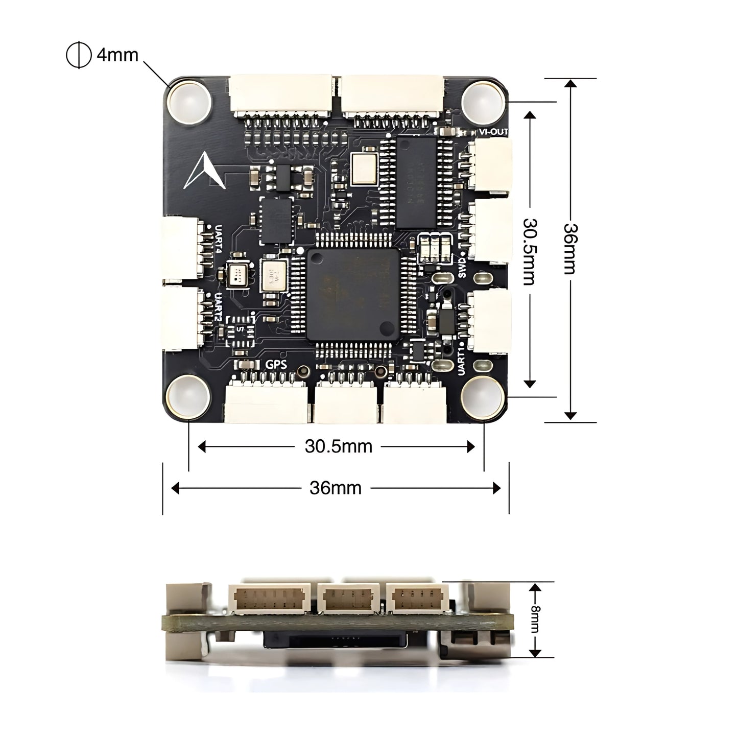 Flight Controller Dimensions