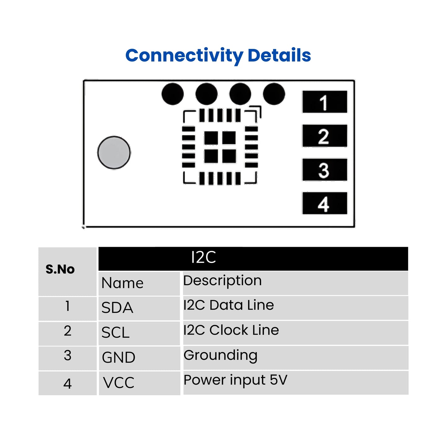 Infrared Ranging Module Connection details